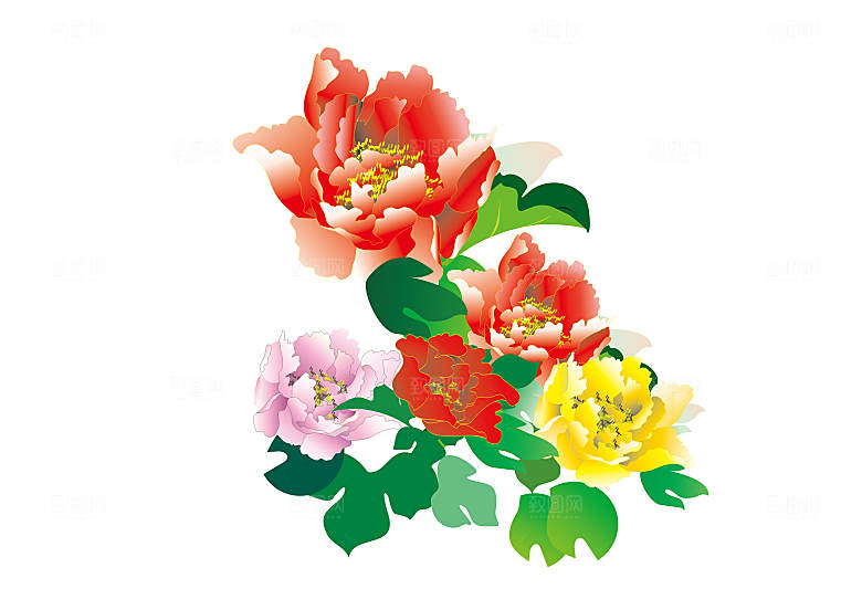 精致藏式花纹图案