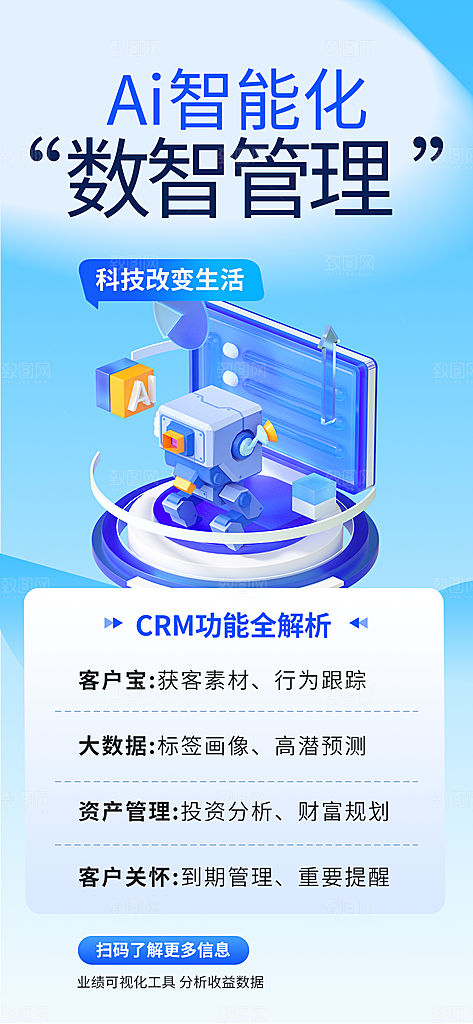 AI智能管理活动海报