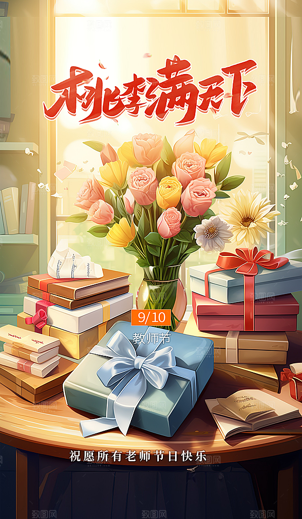 教师节宣传海报设计素材