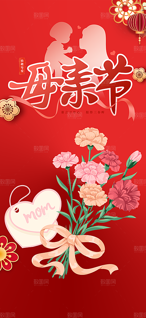 美丽感恩母亲节活动海报
