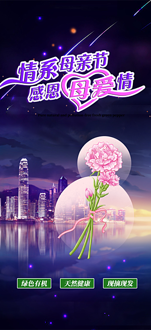 感恩母亲节活动海报
