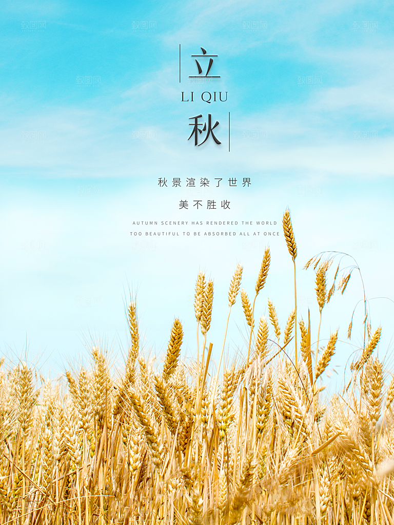 传统二十四节气立秋