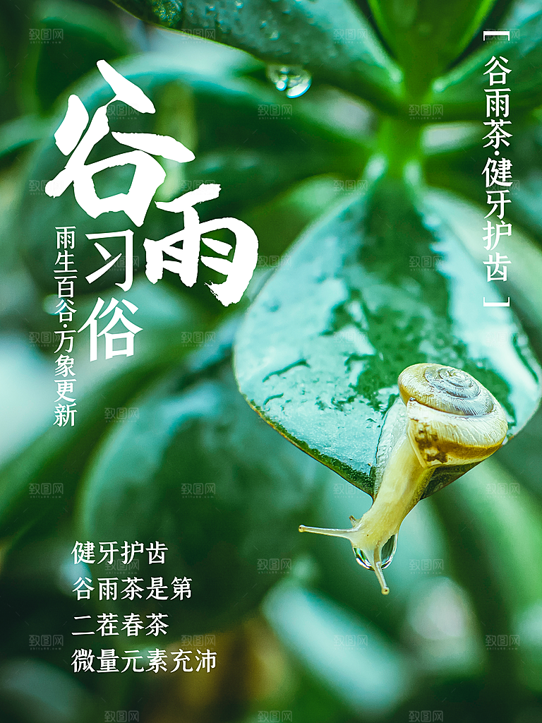 传统二十四节气谷雨