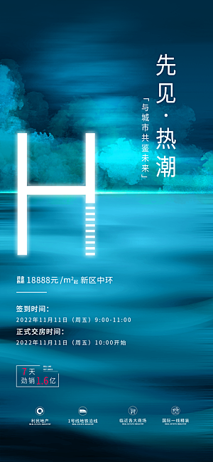 地产人气促销热销特价火爆海报