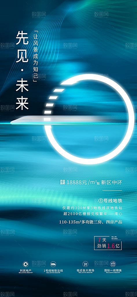 地产人气促销热销特价火爆海报