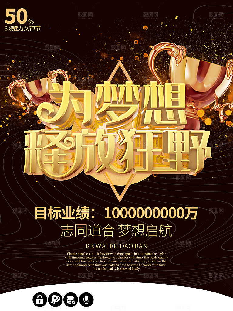 为梦想释放狂野目标业绩