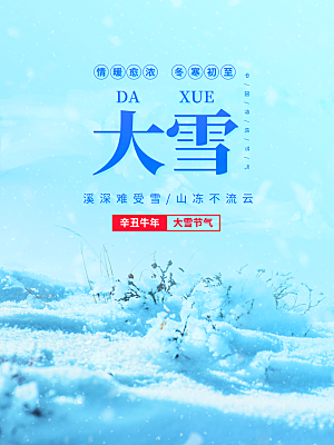 传统二十四节气大雪