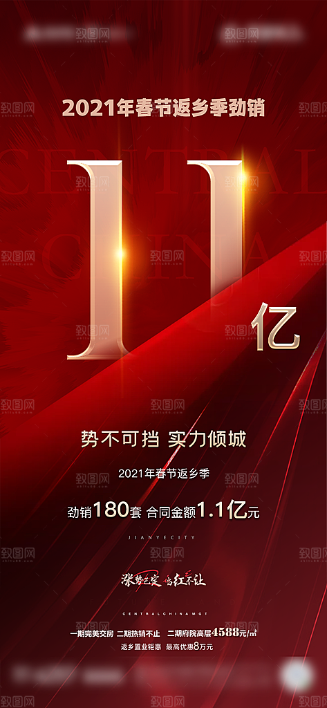 地产特惠火爆宣传热销特价热卖海报