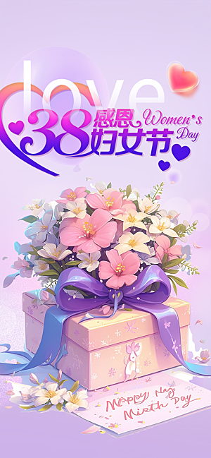 女神节妇女节活动海报
