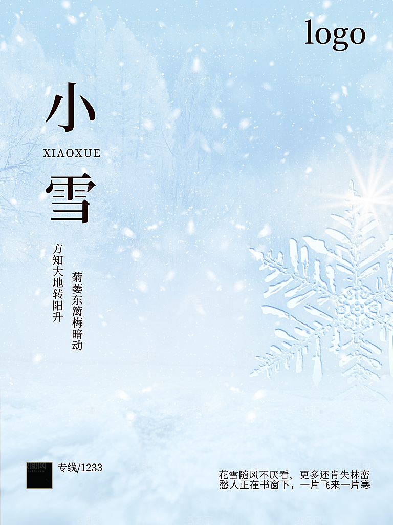 传统二十四节气小雪