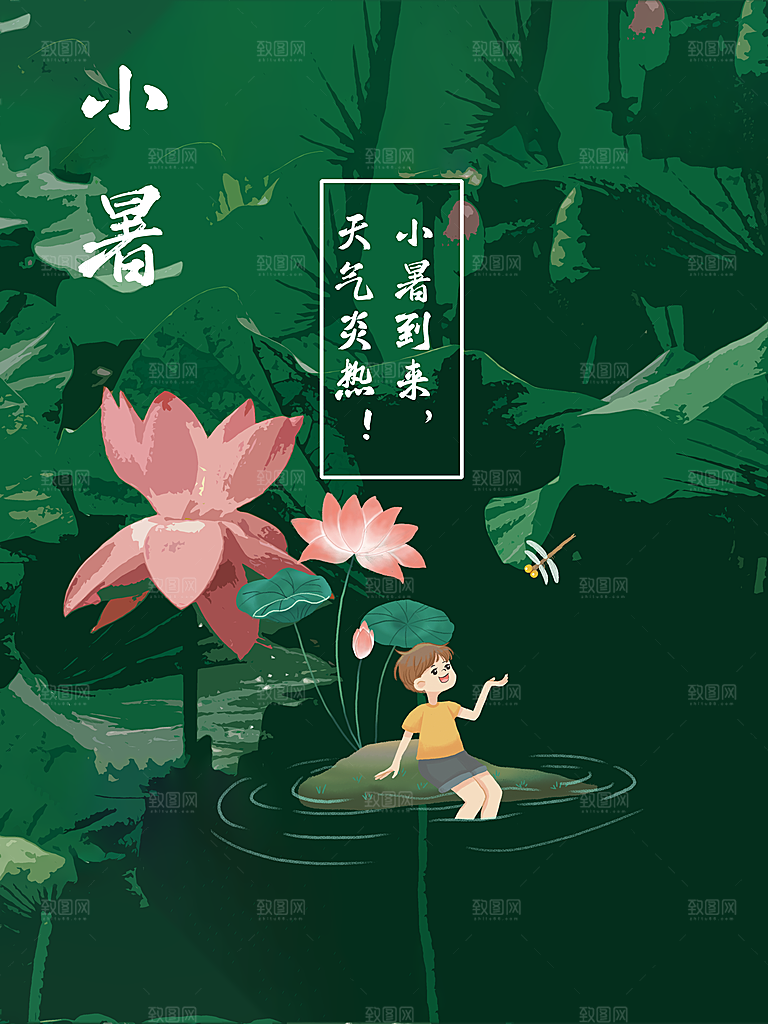 传统二十四节气小暑