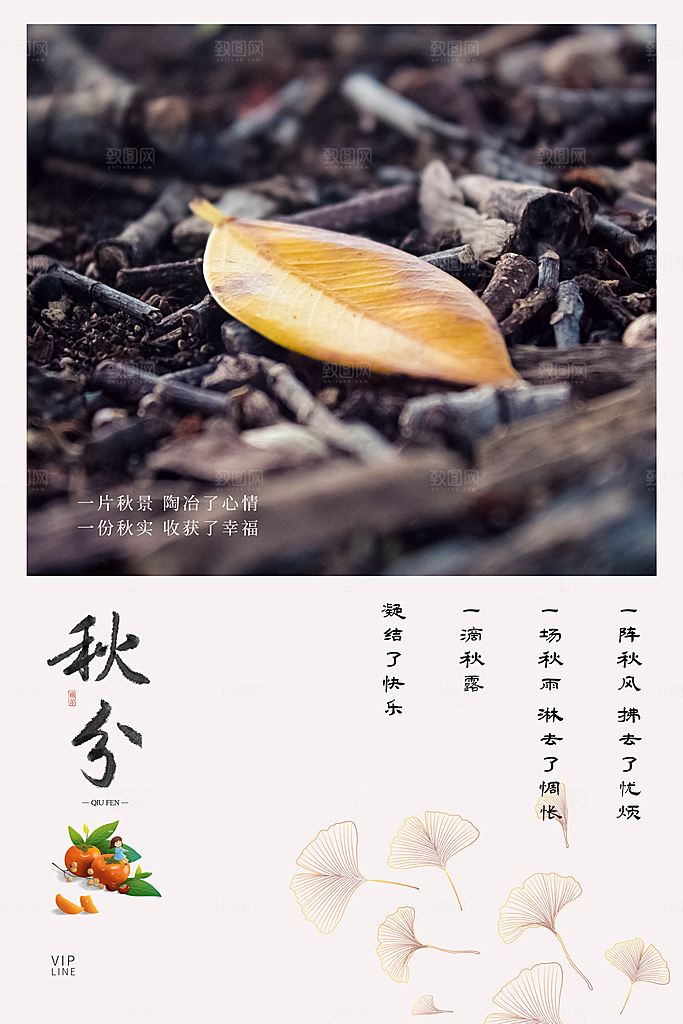 秋分海报秋分节气