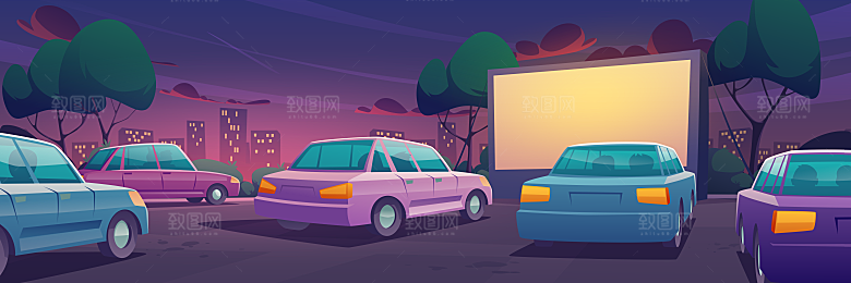 潮流户外运动锻炼大自然场景扁平人物插画