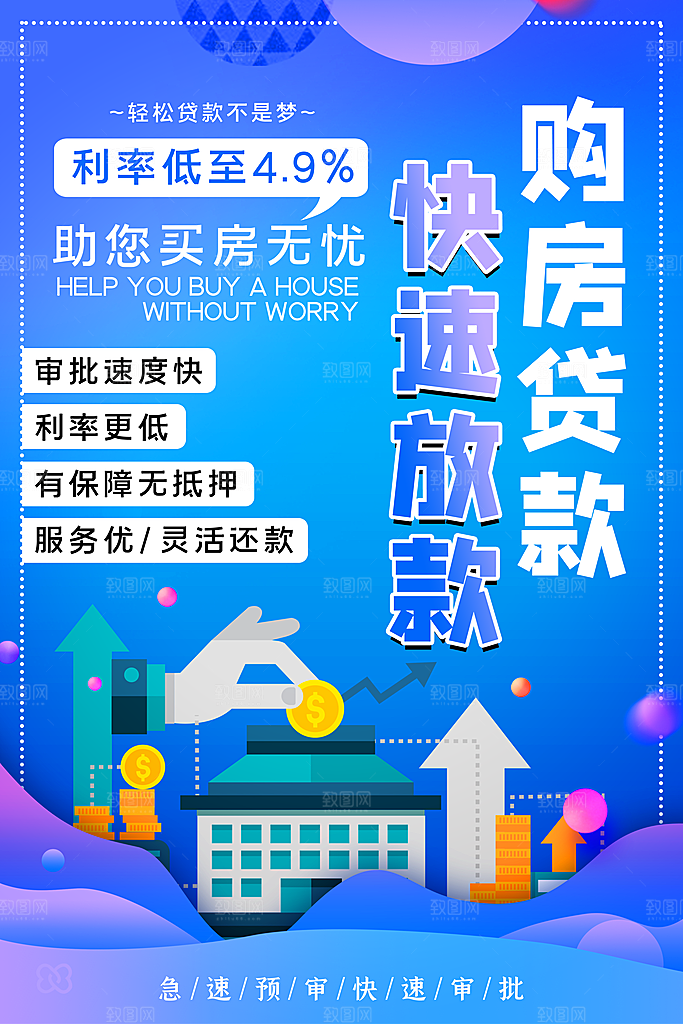 金融汽车分期购贷款海报