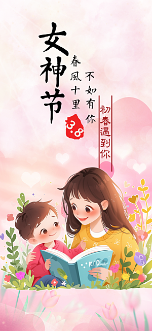 美丽时尚女神节日女神节38节