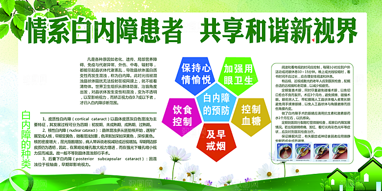 情系白内障患者共享和谐新视界