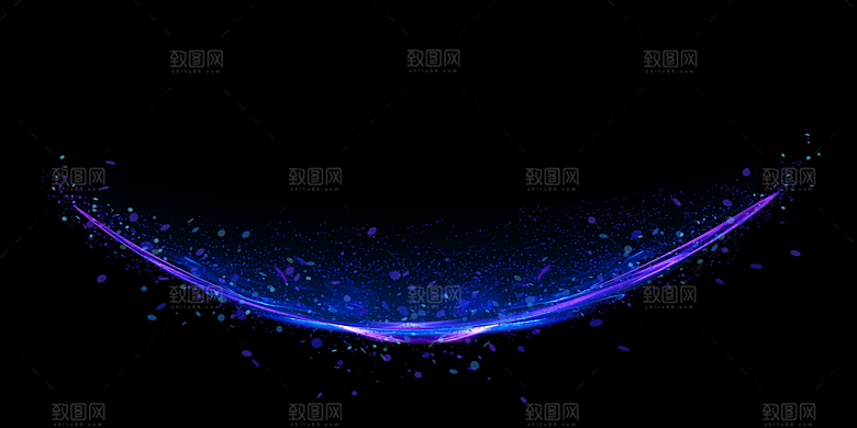 互联网大数据AI科技感蓝色展板背景