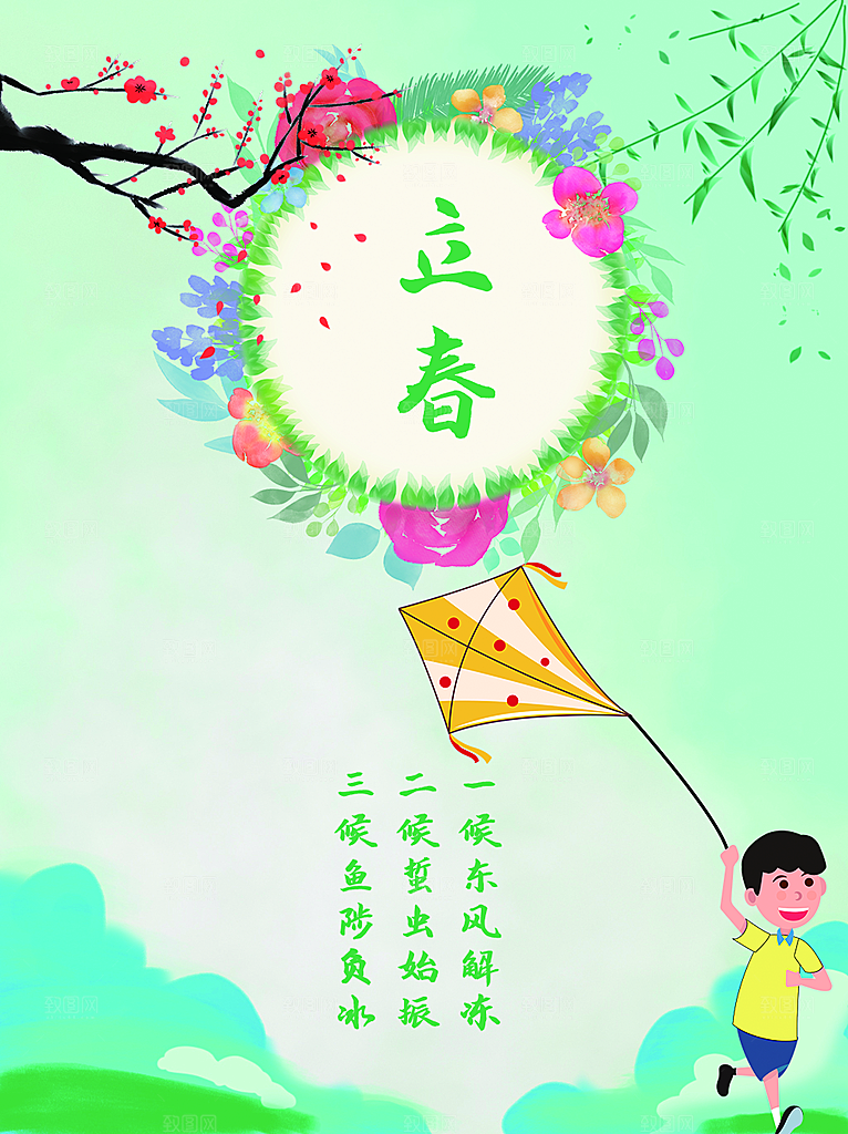 传统二十四节气立春