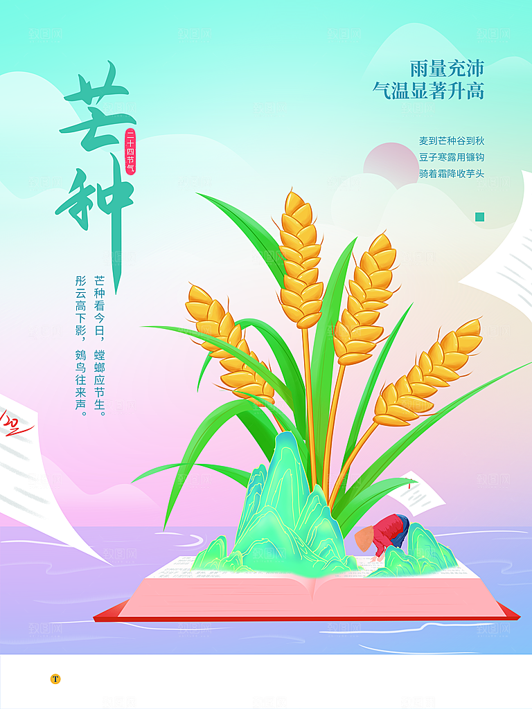传统二十四节气芒种