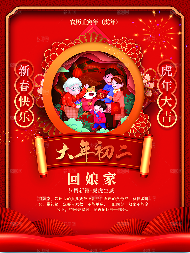 大年初二回娘家海报