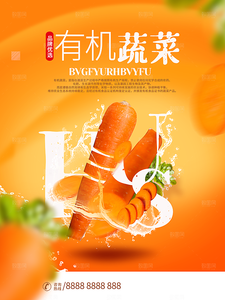 天然绿色有机蔬菜