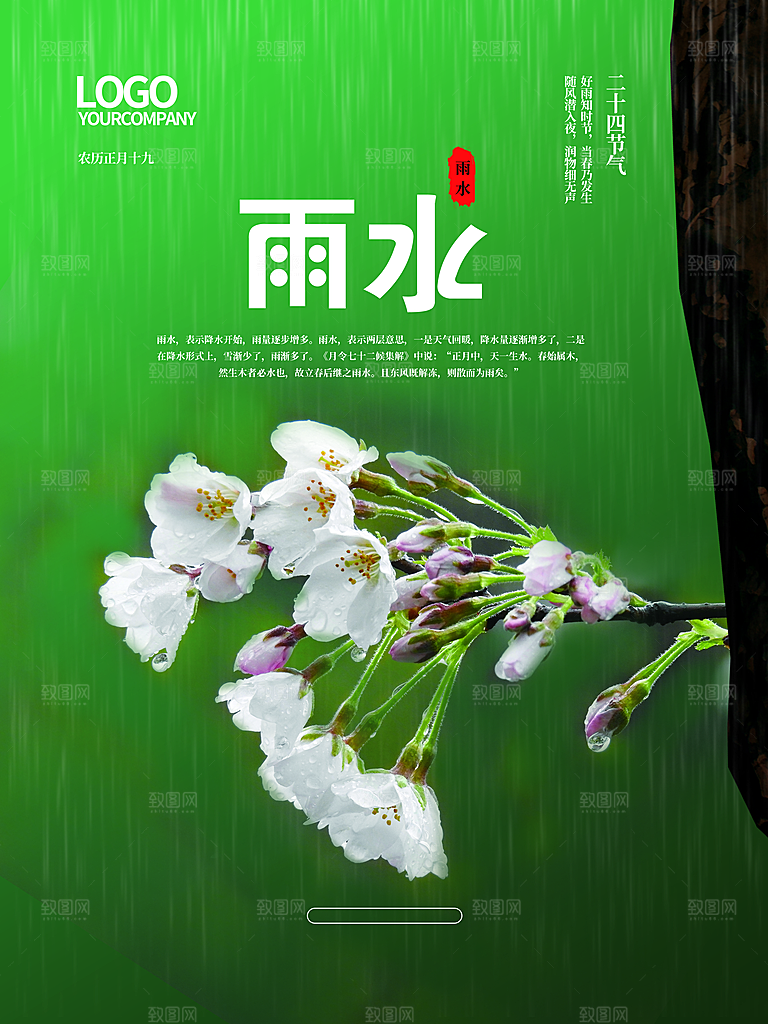 传统二十四节气雨水