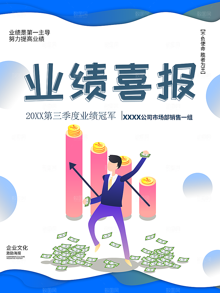 季度业绩销售喜报