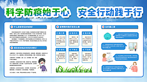 科学防疫始于心安全行动践于行