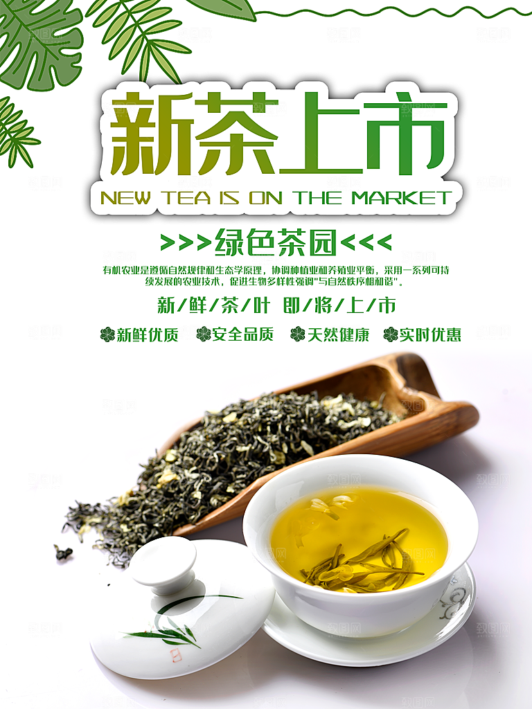新茶上市绿色茶园