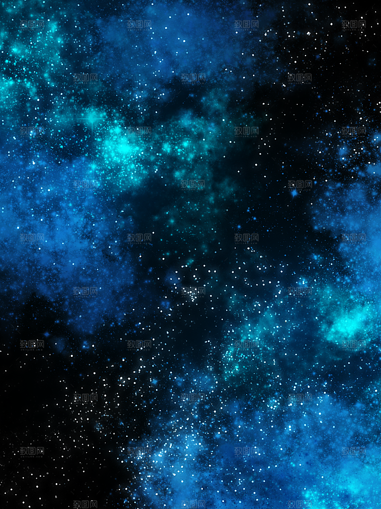 梦幻治愈唯美现代灯光夜景插画背景
