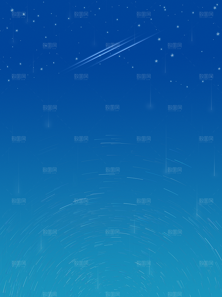梦幻治愈唯美现代灯光夜景插画背景