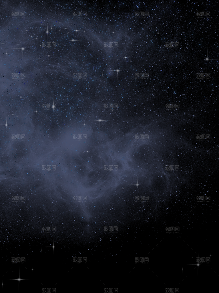 梦幻治愈唯美现代灯光夜景插画背景