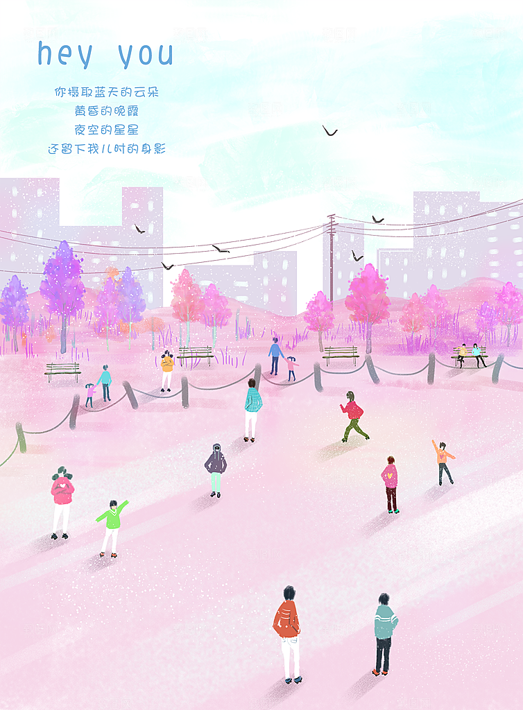 客厅相册装饰画大自然风景意境大图海报