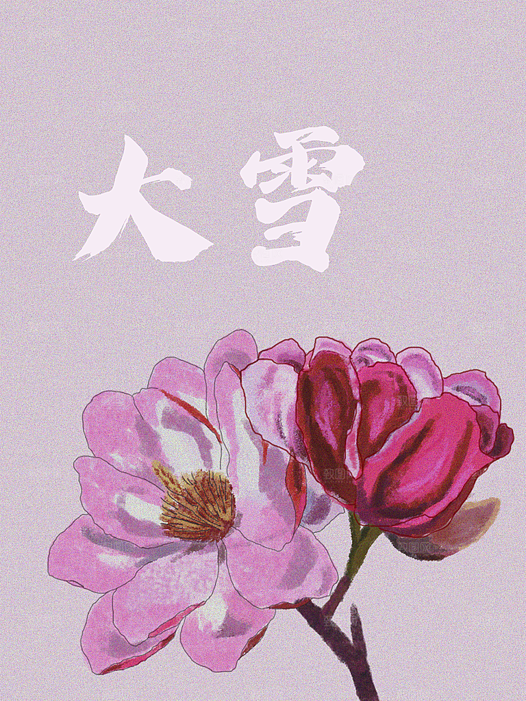 传统二十四节气大雪