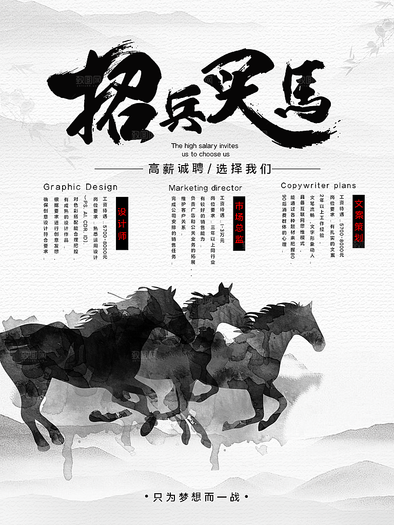 招兵买马招聘海报