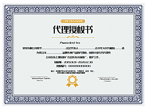公司企业荣誉证书奖状模板