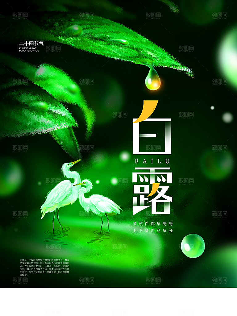 传统二十四节气白露
