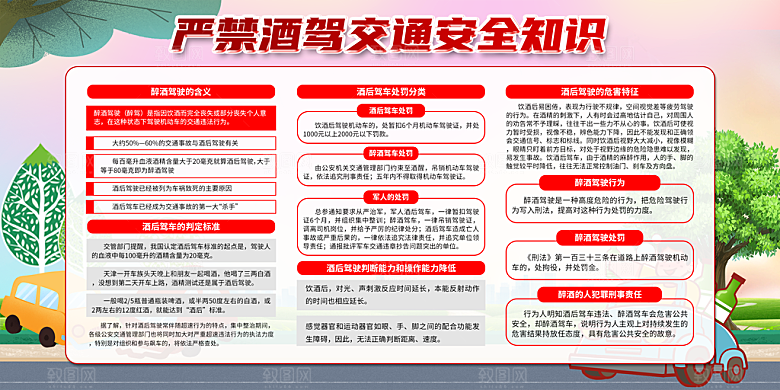 拒绝酒驾宣传海报设计