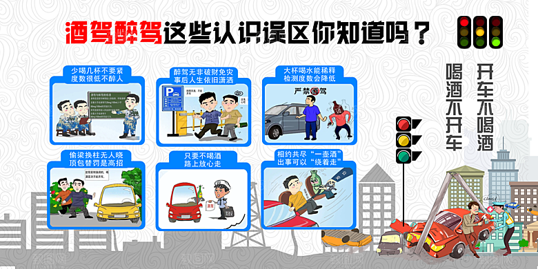 拒绝酒驾宣传海报设计素材