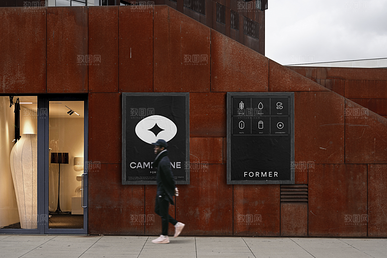 品牌展示VI贴图样机模板PSD设计素材