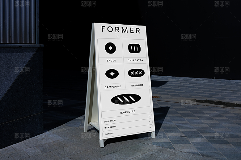 品牌展示VI贴图样机模板PSD设计素材
