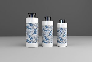餐具瓷器筷子盘子智能贴图样机模板