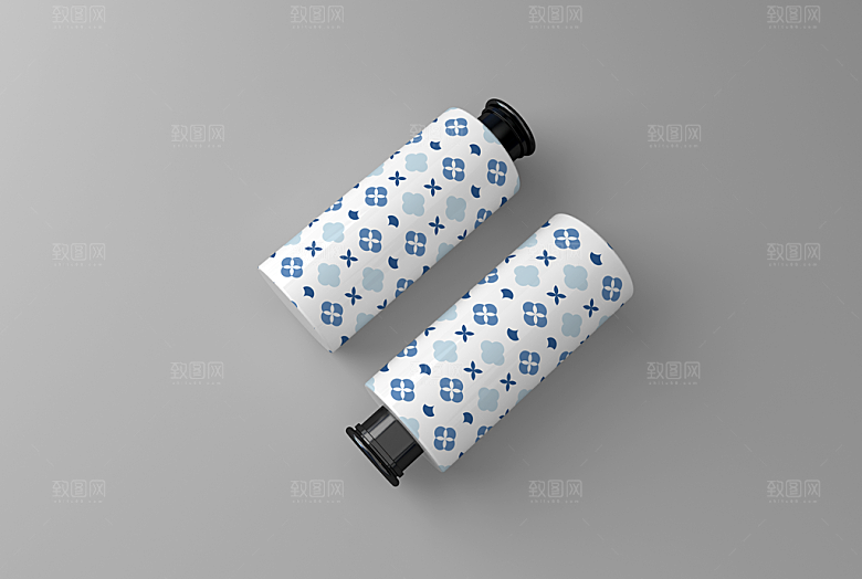 餐具瓷器筷子盘子智能贴图样机模板