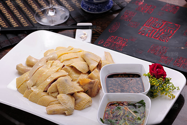 白切鸡白斩鸡脆皮鸡香糟鸡图片设计