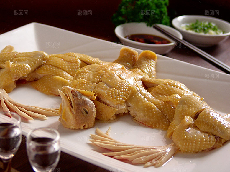 白切鸡白斩鸡脆皮鸡香糟鸡图片