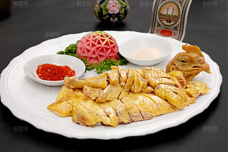 白切鸡白斩鸡脆皮鸡香糟鸡图片