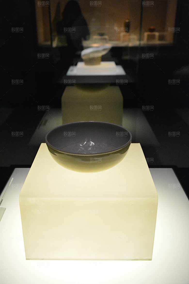 博物馆展出的瓷器