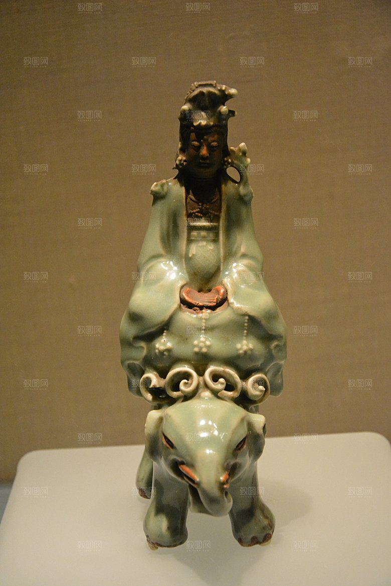 博物馆展出的瓷器