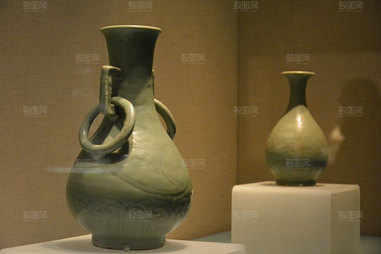 博物馆展出的瓷器