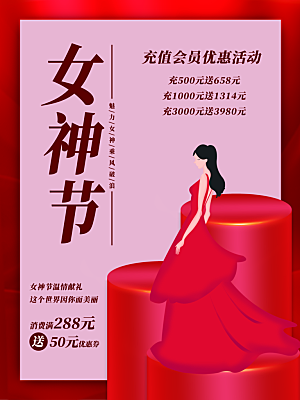 38女神节快乐海报